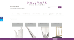 Desktop Screenshot of hallmarkcatering.com